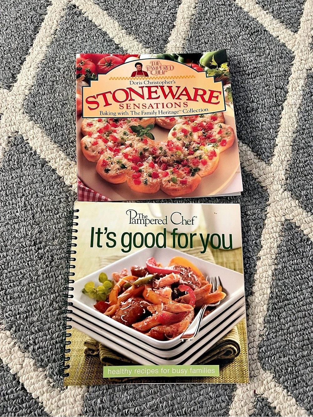 The Pampered Chef Doris Christopher's Stoneware Sensations & It's Good For You